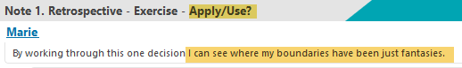 By working through this one decision