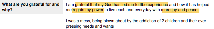 I am grateful that my God