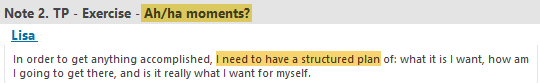 In order to get anything accomplished