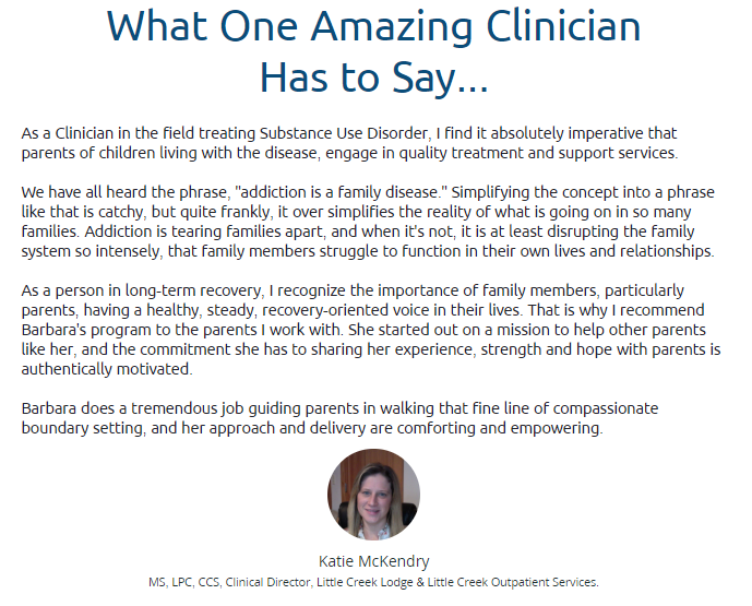what one amazing clinician has to say