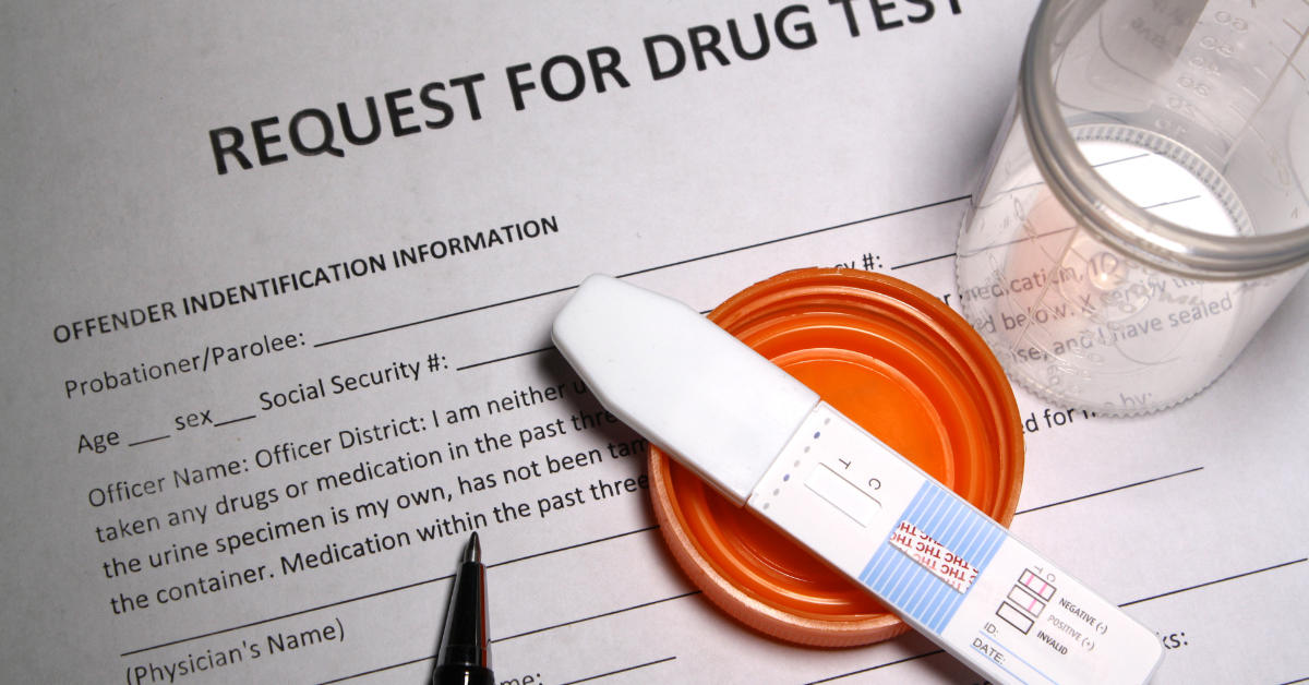 A drug test sought by a mother contemplating the possibility of testing her teenager for substance use.
